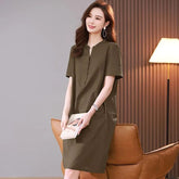 Summer Oversized Cover Belly Thin Mid-length Dress