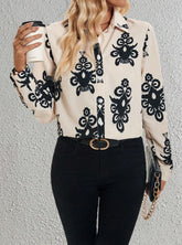 Women's Spring Summer Long Sleeve Casual Shirt