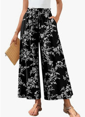Women's Loose Wide-leg Pants With Pockets