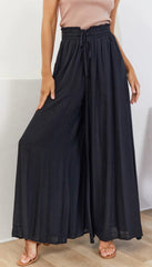 Women's Loose Wide-leg Pants With Pockets