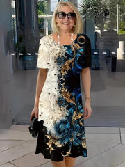 Versatile Daily Casual Loose Oversized Round Neck Short Sleeved Shirt