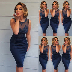 Solid color lace pencil skirt