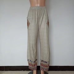 Western Europe And America Wide Leg Loose Women's Pants