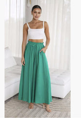 Women's Loose Wide-leg Pants With Pockets
