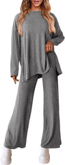 Women's Knitted Fashion Casual Solid Color Suit