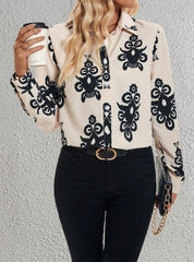 Women's Spring Summer Long Sleeve Casual Shirt