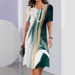 Versatile Daily Casual Loose Oversized Round Neck Short Sleeved Shirt