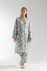 Ethnic 2 Piece Printed Suit - E6005