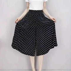 Summer New Chiffon Casual Cropped Loose Pants