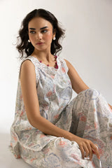 Ethnic 2 Piece Printed Suit - S7E6389