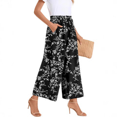 Women's Loose Wide-leg Pants With Pockets