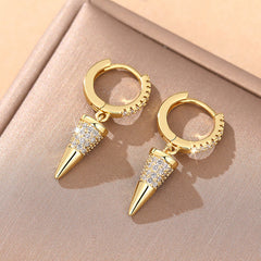 Geometric Fashion Brand Minority Design Earrings