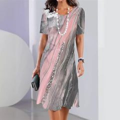 Versatile Daily Casual Loose Oversized Round Neck Short Sleeved Shirt