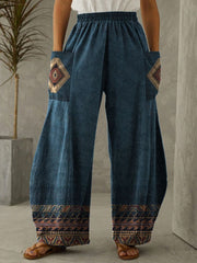 Western Europe And America Wide Leg Loose Women's Pants